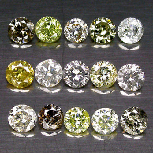 JUST JEWELS -  CERTIFIED DIAMOND LOT (15 pieces - 0.23 TCts)