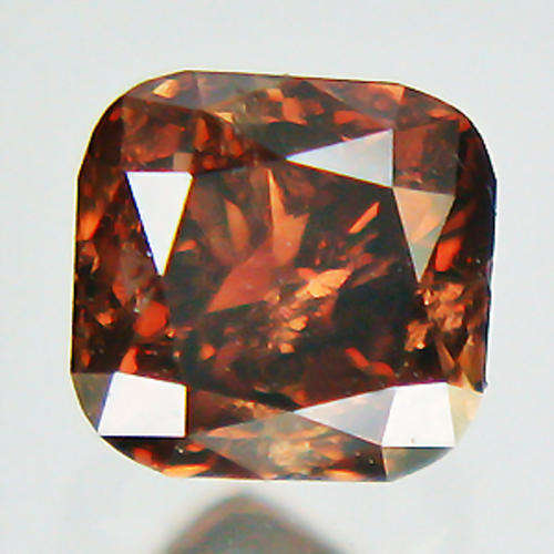JUST JEWELS - DIAMOND CUSHION  (Cognac Red SI2   - 0.25 Ct)