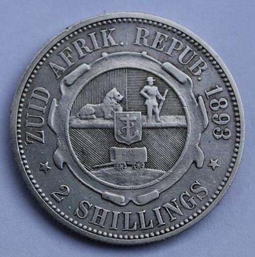 3 X ZAR CIONS 1893 1 SHILLING 2 SHILLING AND 2.5 SHILLING ONE BID