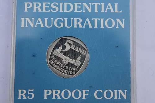 1994 Proof R5 Presidential Inauguration in Perspex Case