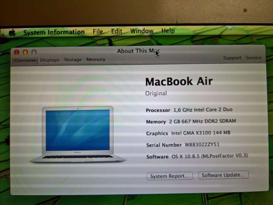 MacBook Air "Core 2 Duo" 1.6 GHz 13"