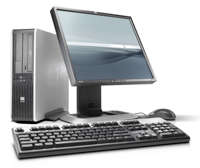HP DC7800 (refurbished) + LCD Monitor