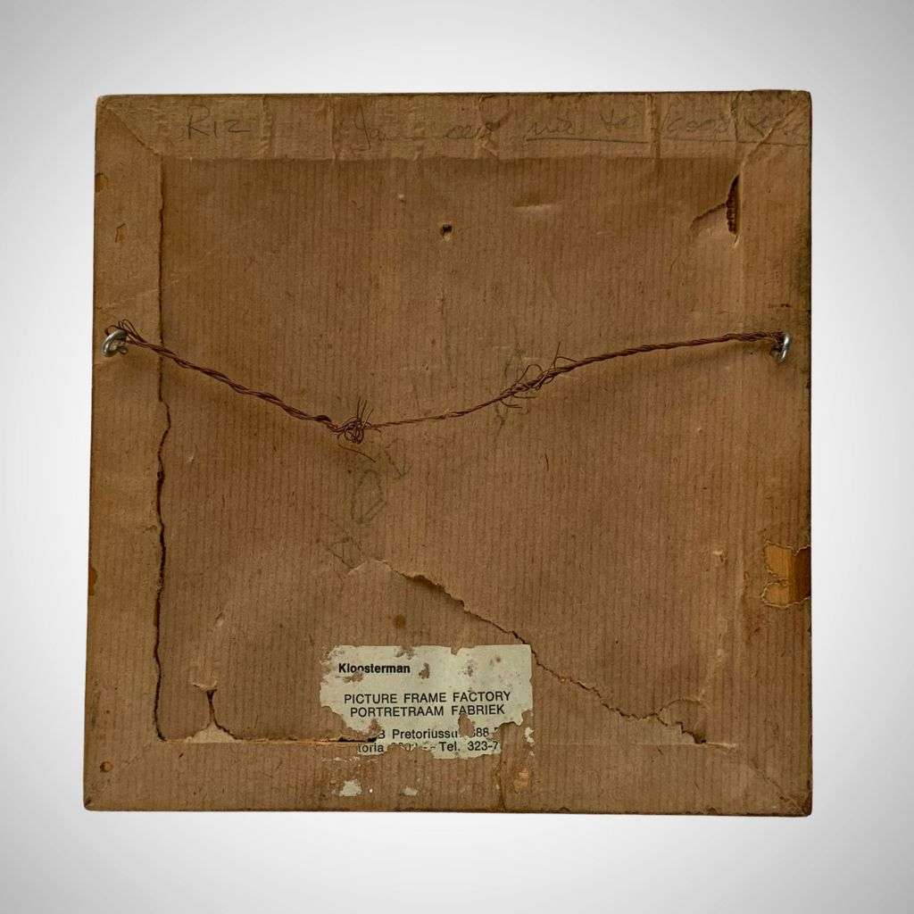 Collection of 3 Framed Mini Delft Tiles