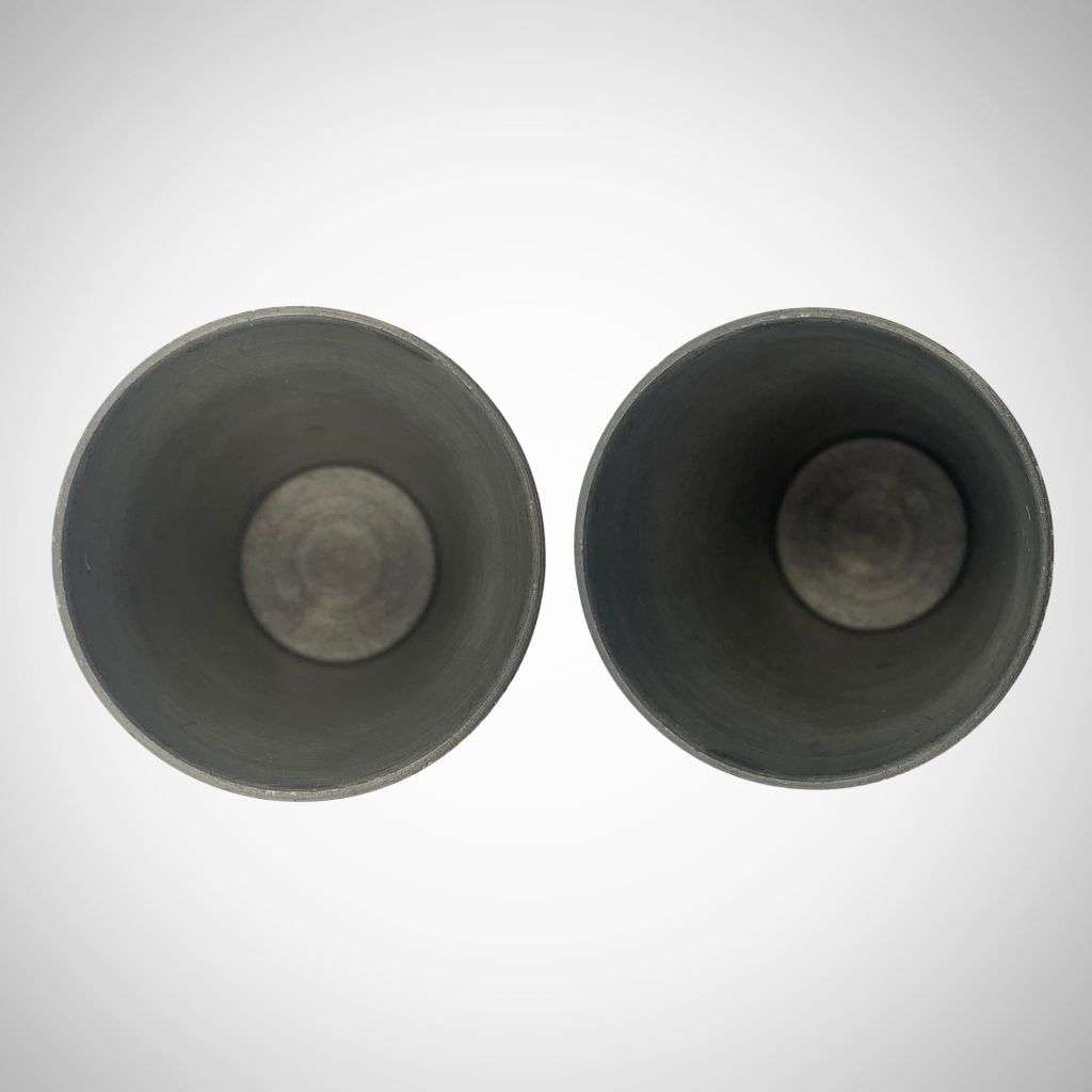 Rare Vintage Frieling Zinn German Pewter Drinking Cups - Set of 2, Deer Scenes