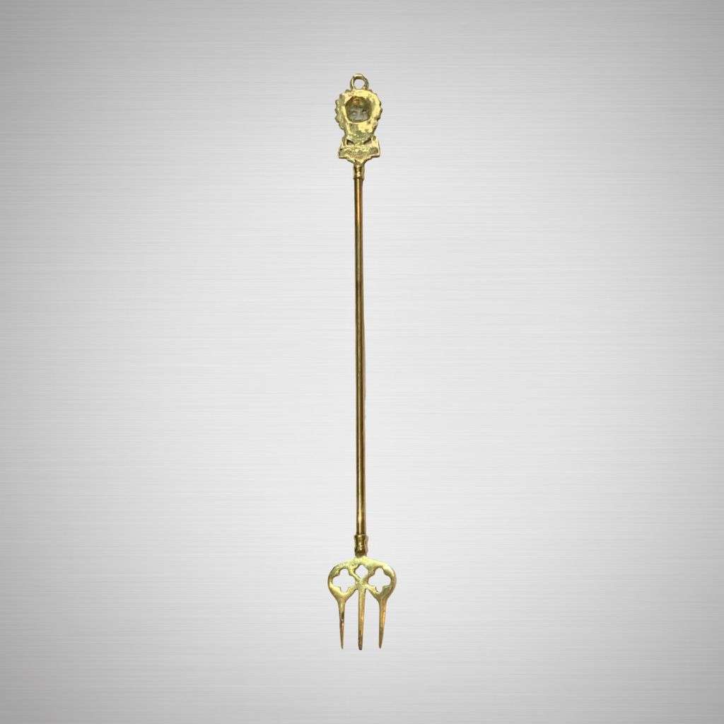 Antique Durham Sanctuary Fireplace Beast Fork - Romanesque Style, Harry Potter Filming Location