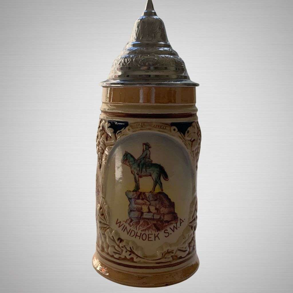 Rare Original 4 King Beer Stein DBGM - Windhoek SWA