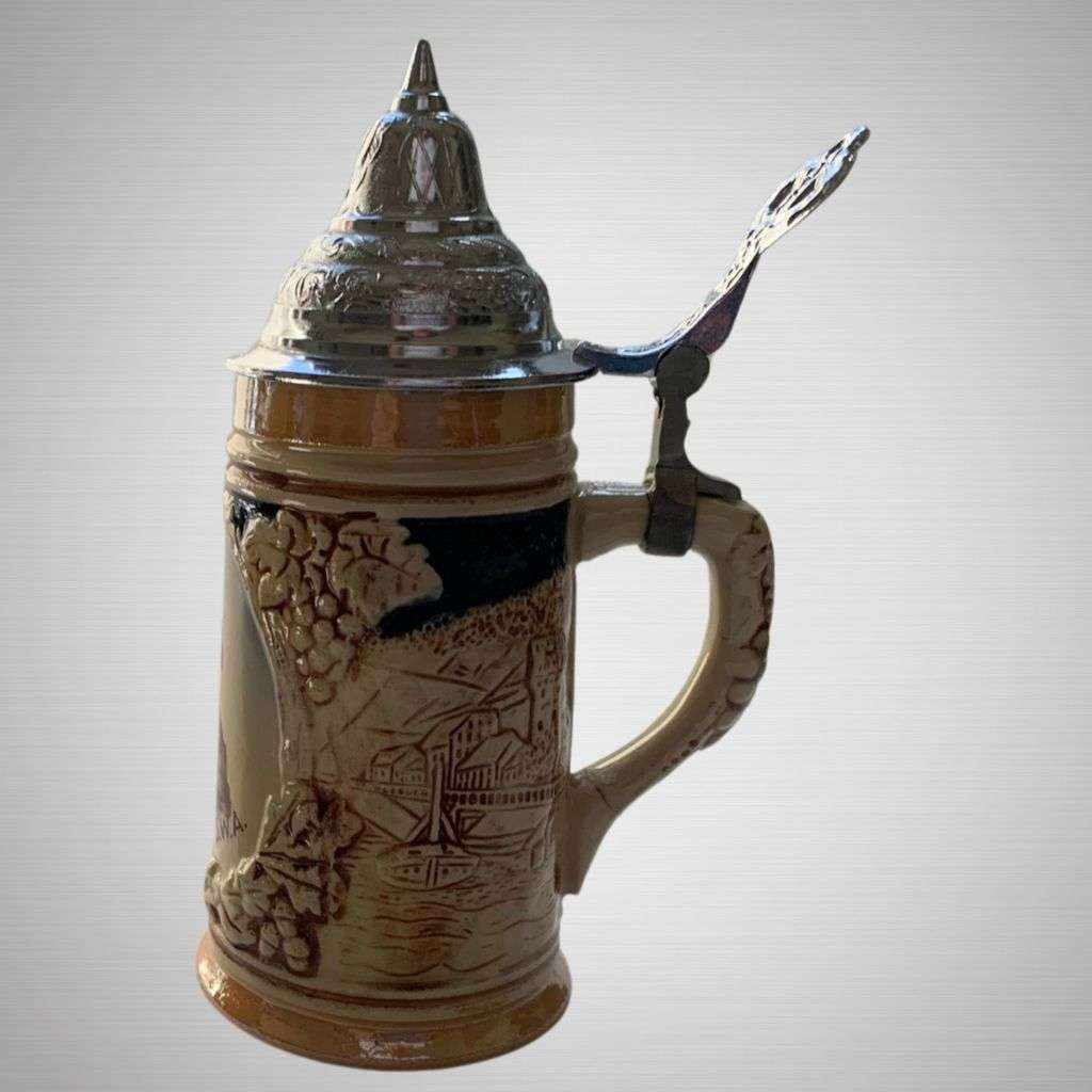 Rare Original 4 King Beer Stein DBGM - Windhoek SWA