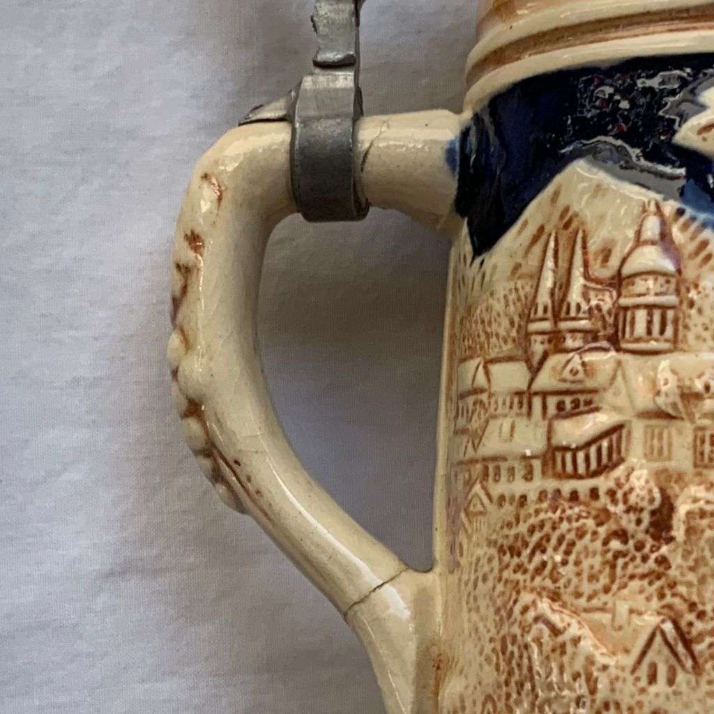 Rare Original 4 King Beer Stein DBGM - Windhoek SWA