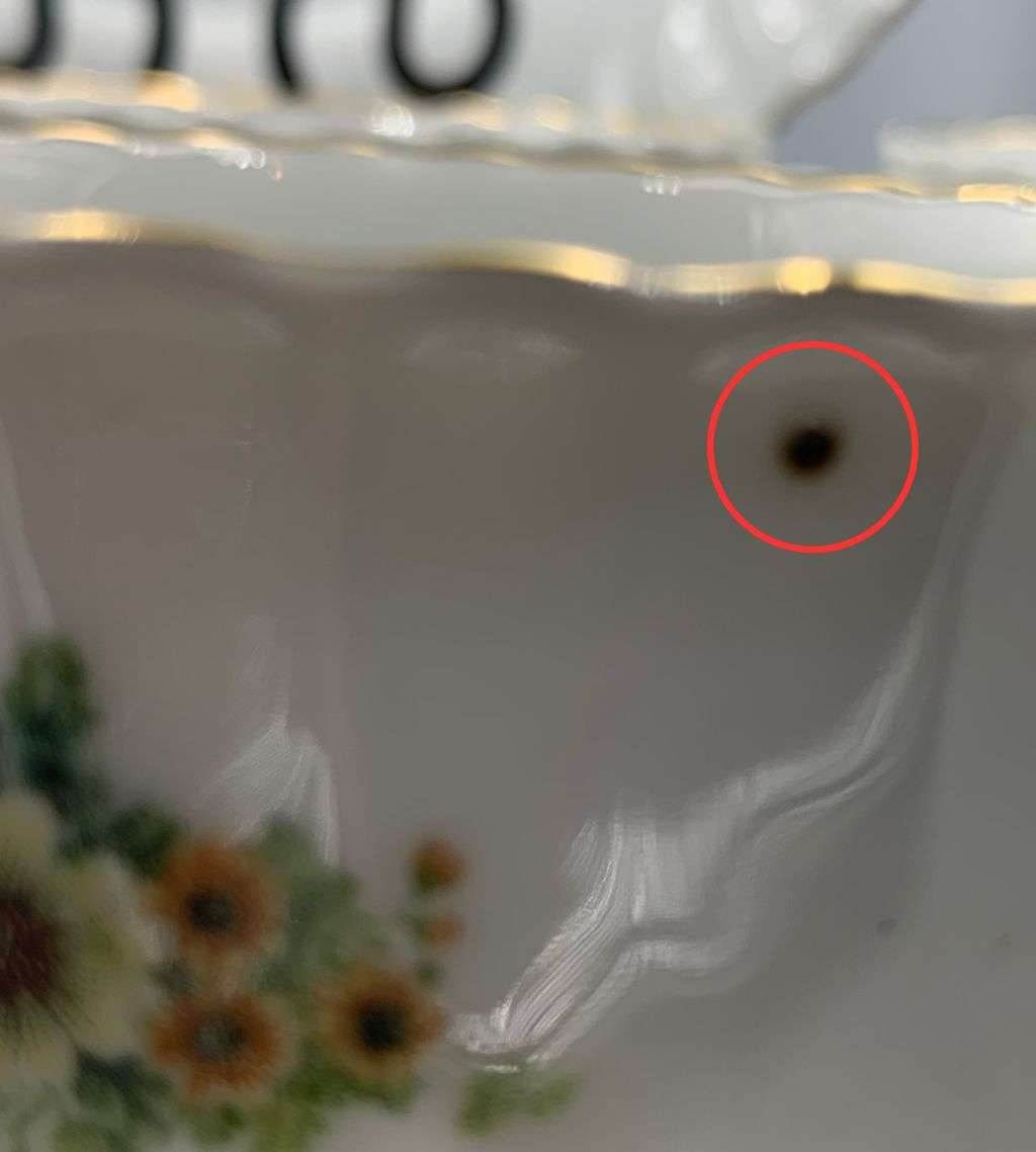 Rare Find Zhongguo Jie Pai Oriental Porcelain Tea Set - 24 Pieces, Oriental Blossoms Pattern