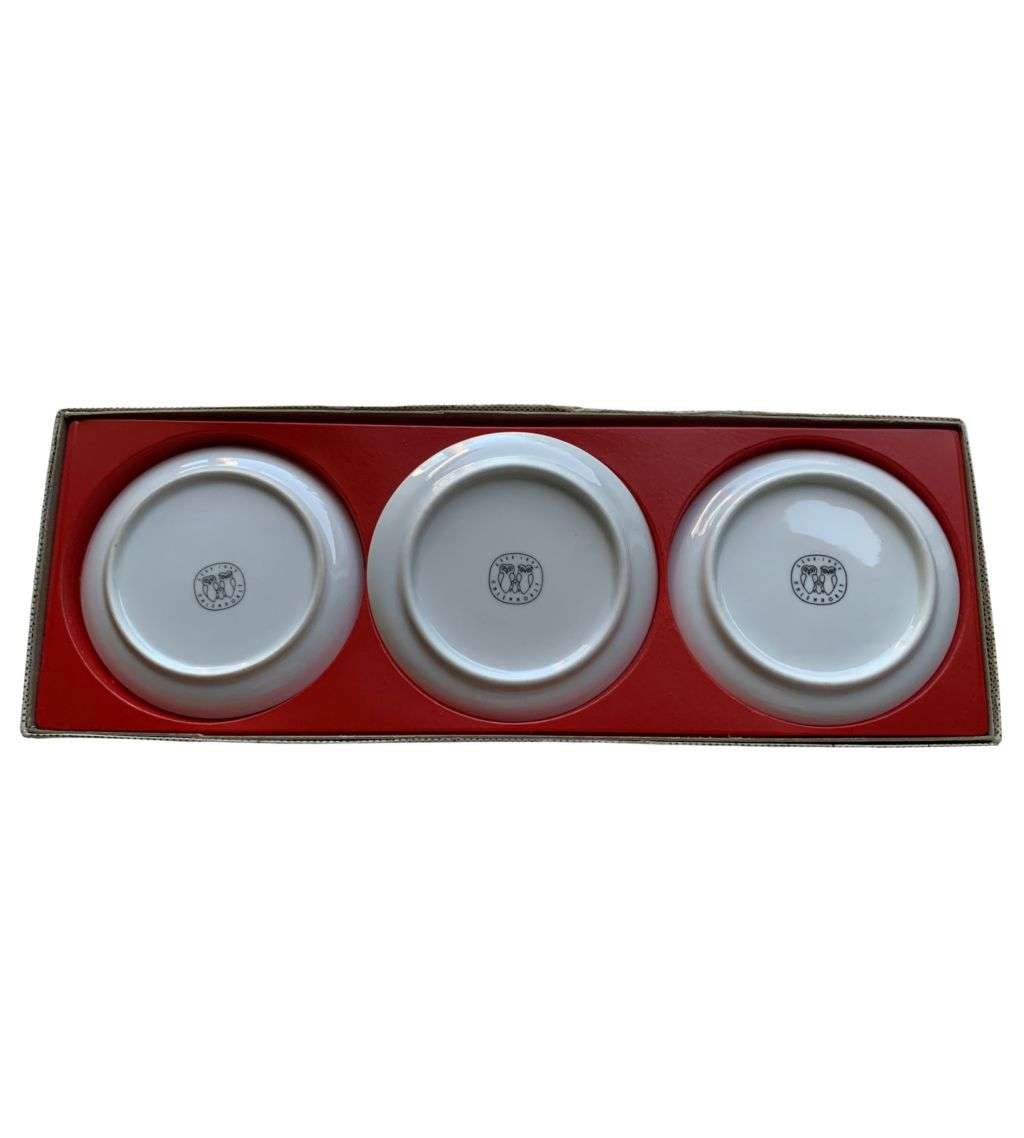 3 Düsseldorf Schloss Jagerhof Porcelain Mini Decoration Plates - GEGR 1849 UHLENHORST