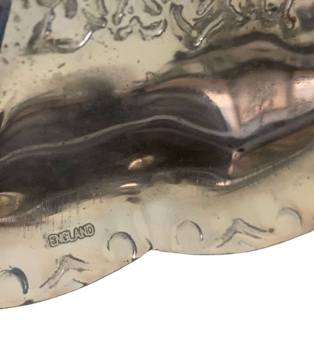 Vintage 2-Tier Patisserie Serving Tray - Elegant Silverplated Design from England