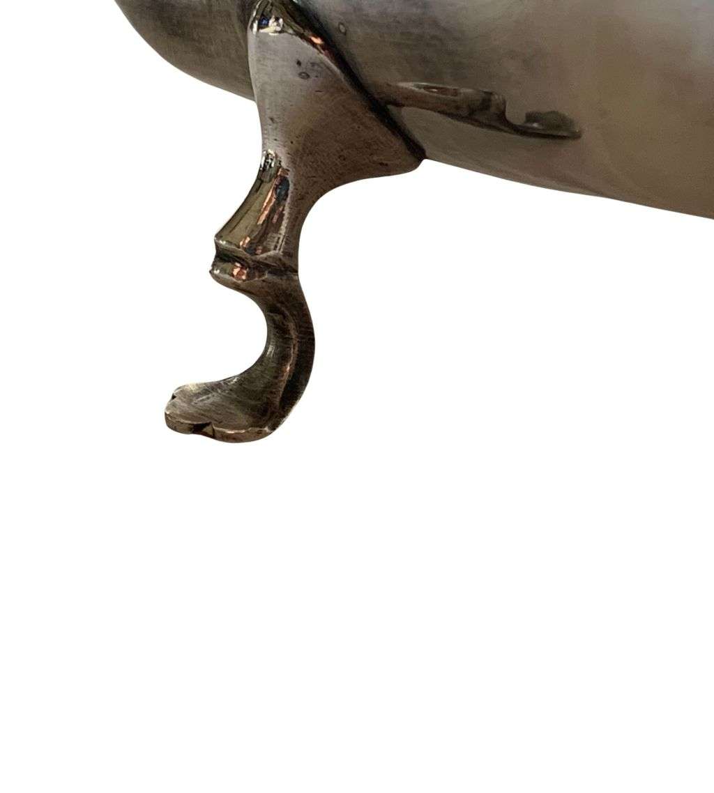 Antique Basket Tray with Handle - JC & Co Ltd EPNS Made in England c.1914