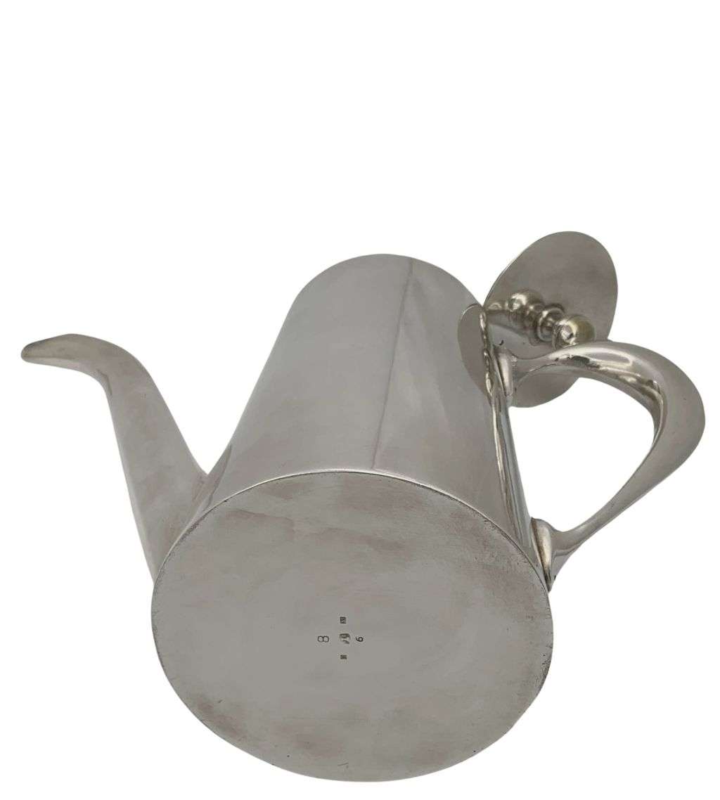 3-piece Christofle Style Silver-Plated Tea and Coffee Service Set