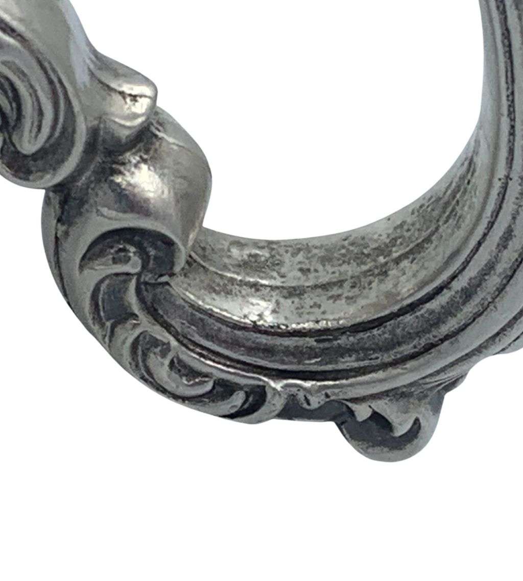 Vintage Silver Plate Gravy Boat with Oval Footed Base