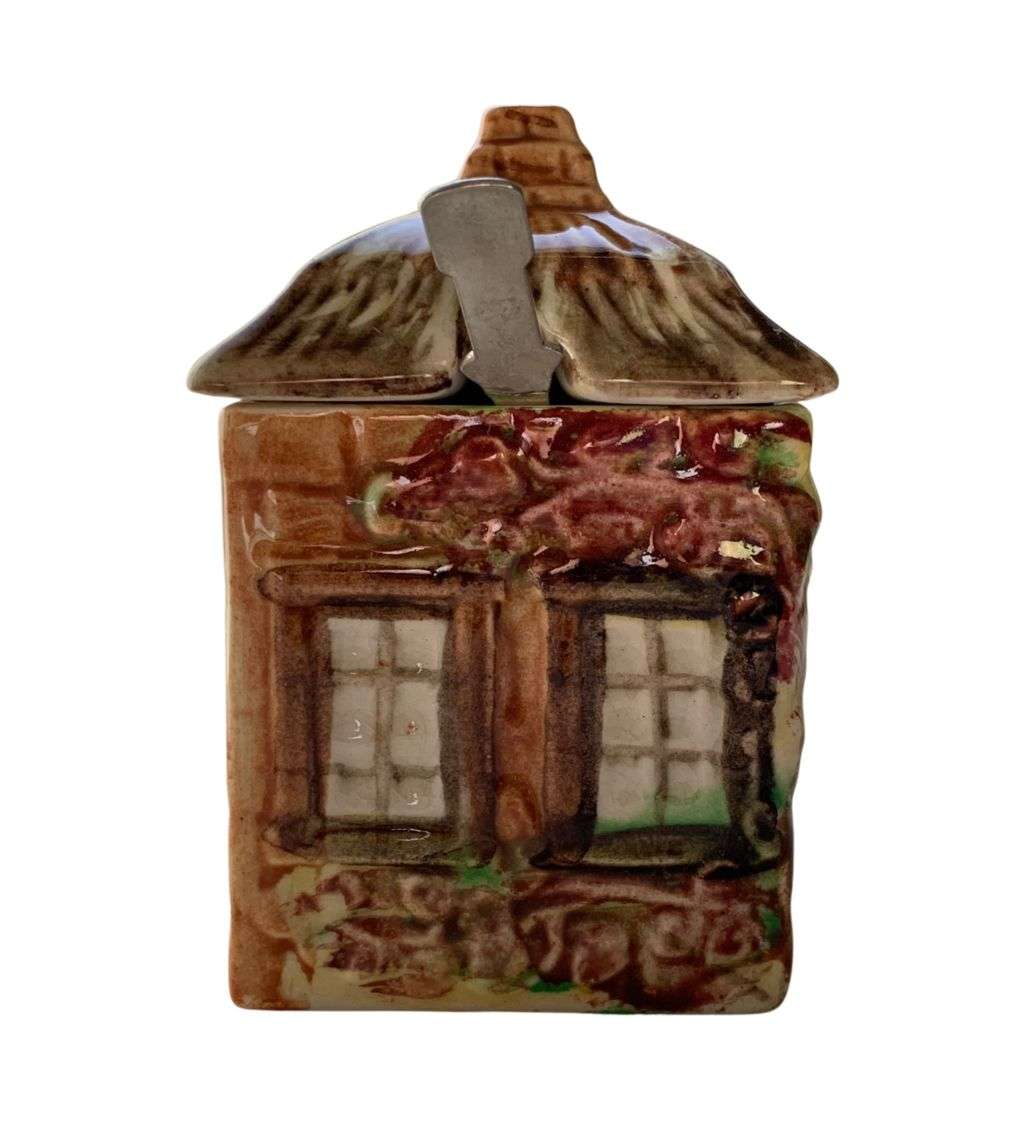 Vintage Price Bros Cottage Ware Sugar Bowl with Lid c.1934-1961