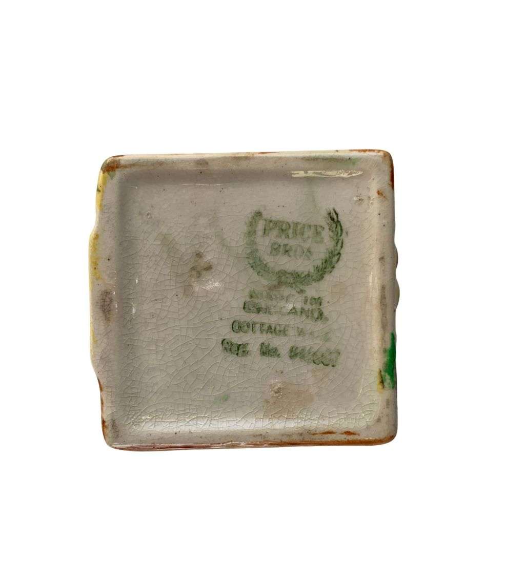 Vintage Price Bros Cottage Ware Sugar Bowl with Lid c.1934-1961