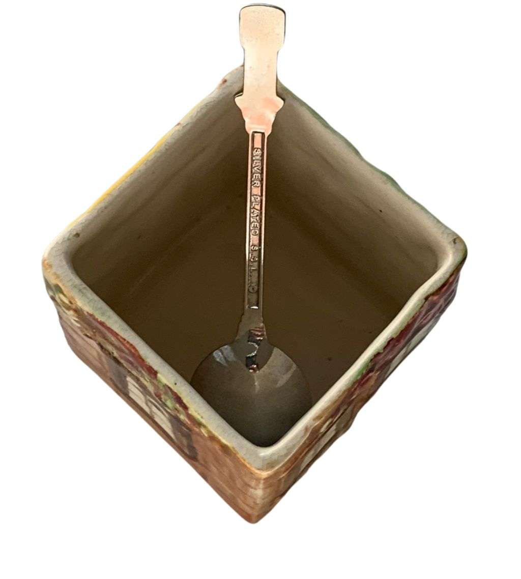 Vintage Price Bros Cottage Ware Sugar Bowl with Lid c.1934-1961