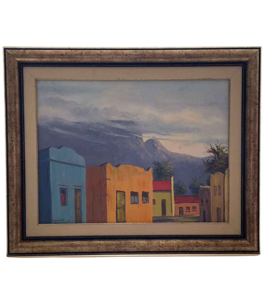 Reduced !Art- Bo Kaap Painting by South African Artist Dane Willers 2015