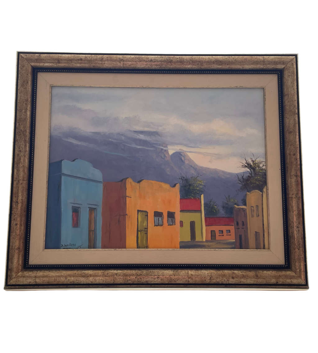 Reduced !Art- Bo Kaap Painting by South African Artist Dane Willers 2015