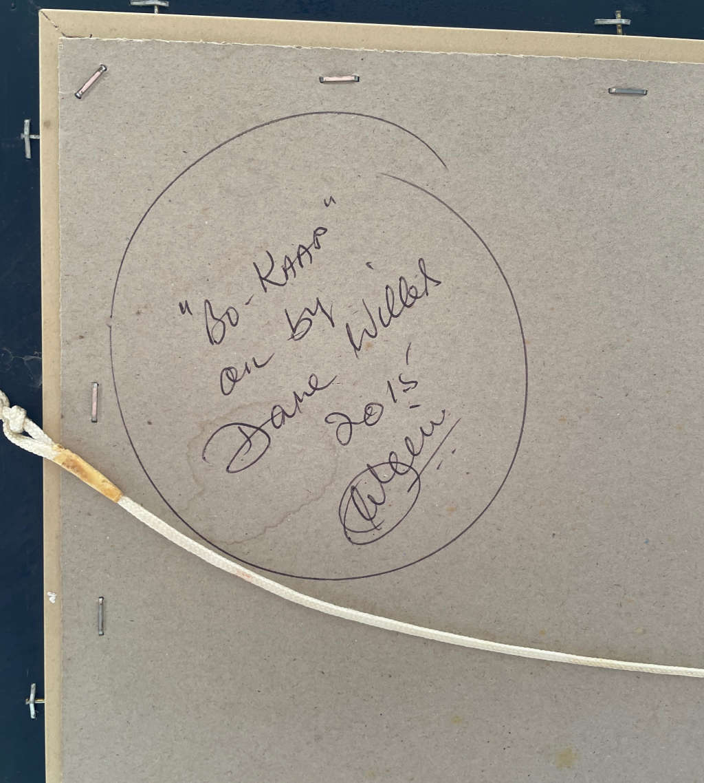 Reduced !Art- Bo Kaap Painting by South African Artist Dane Willers 2015