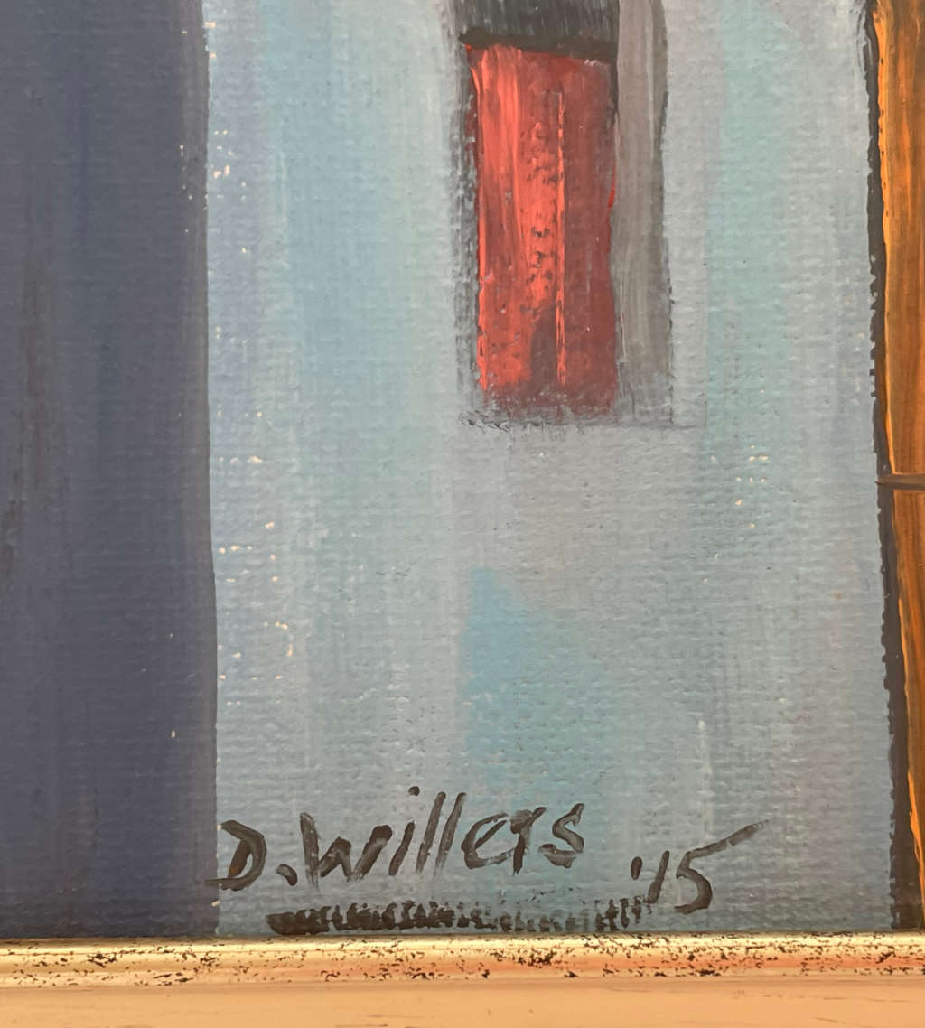 Reduced !Art- Bo Kaap Painting by South African Artist Dane Willers 2015