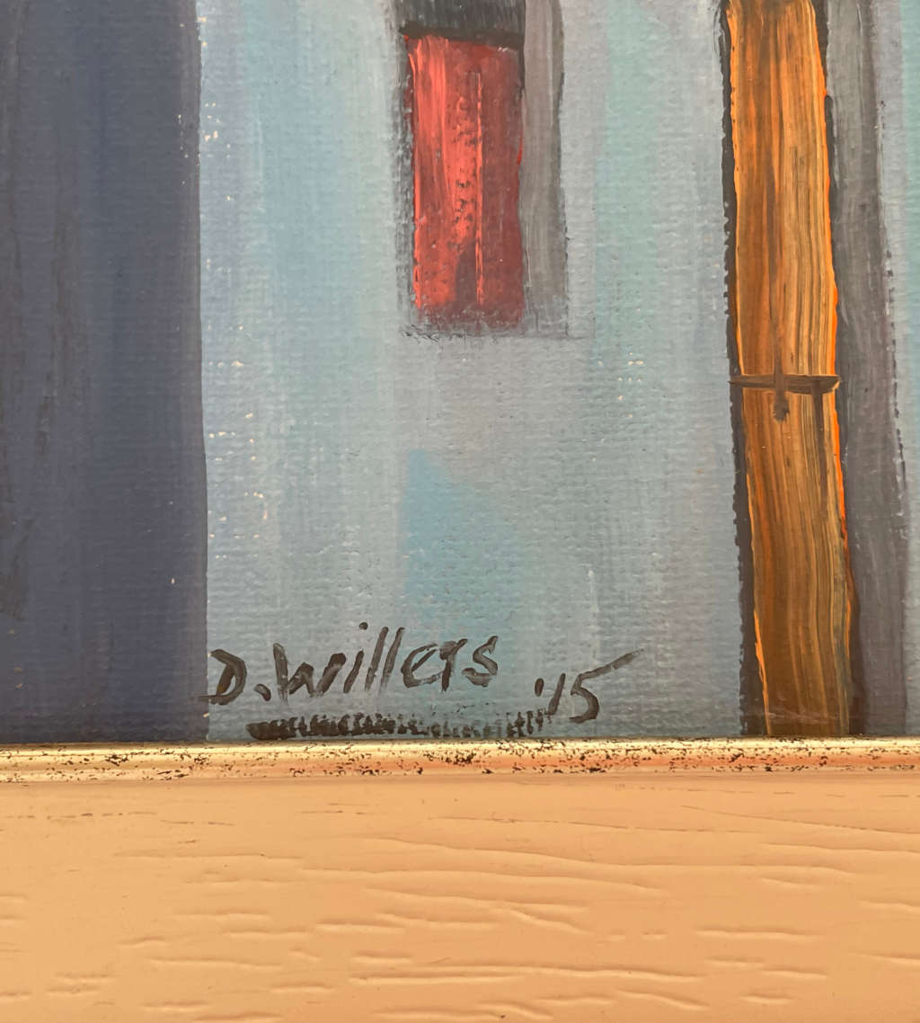 Reduced !Art- Bo Kaap Painting by South African Artist Dane Willers 2015