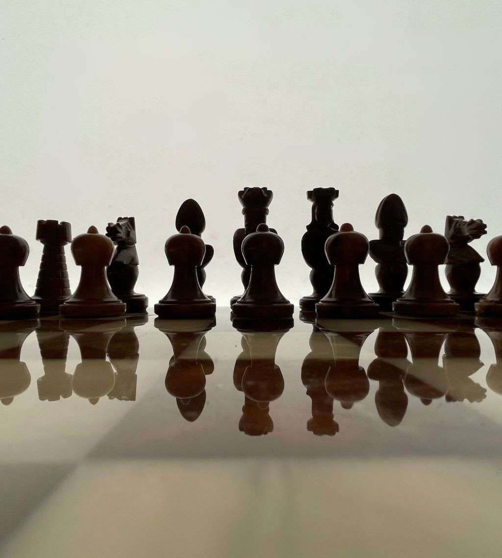 Rare Vintage Alabaster Chessboard Set - Handcrafted in Italy, 1960s-70s