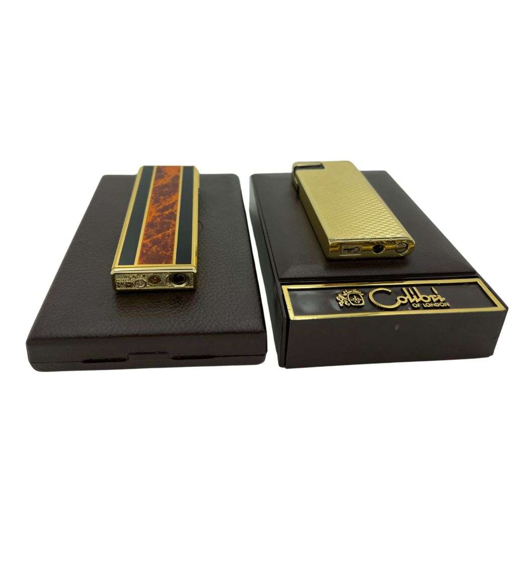 Vintage Colibri Lighters Sets with Original Boxes - Collectible Duo - Please read
