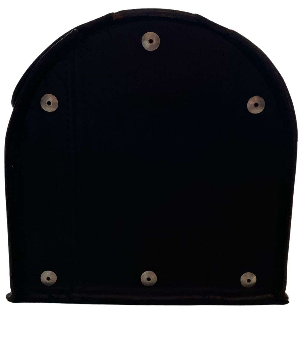 Reduced ! Vintage Genuine leather SA Rugby Bag with Terence Name, Springbok, and Protea Marks