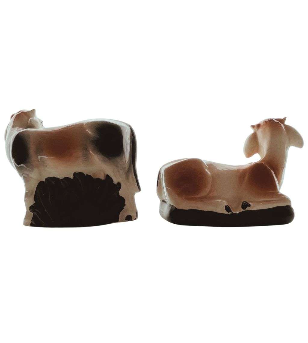 Vintage Ceramic Cows 2 Piece Set