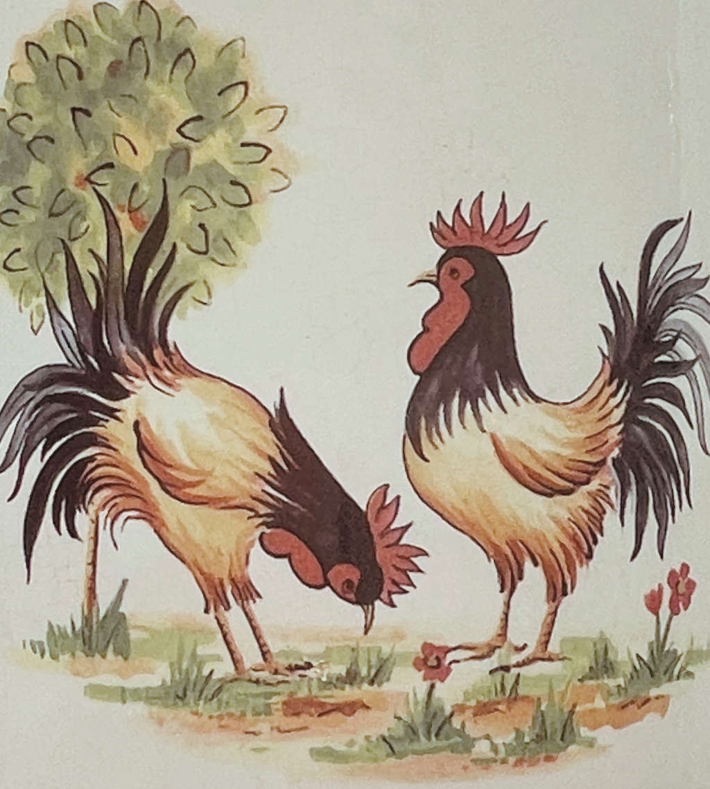 2 Piece Farmhouse Rooster Collectibles Set - Vintage Charm for Your Home
