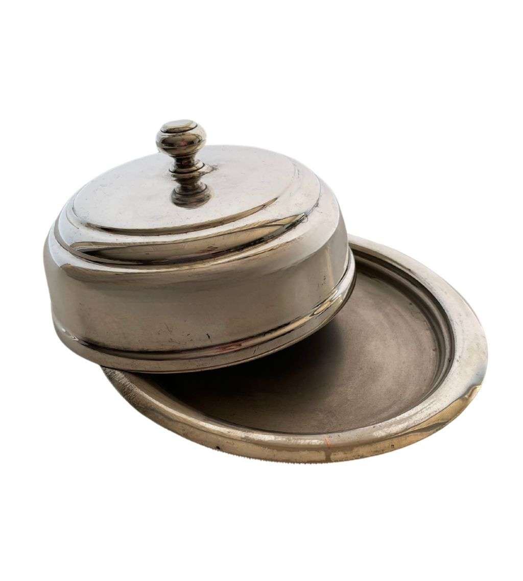 Vintage Silverplated Butter Dish with Lid - Elegant Tableware c.1930-1950