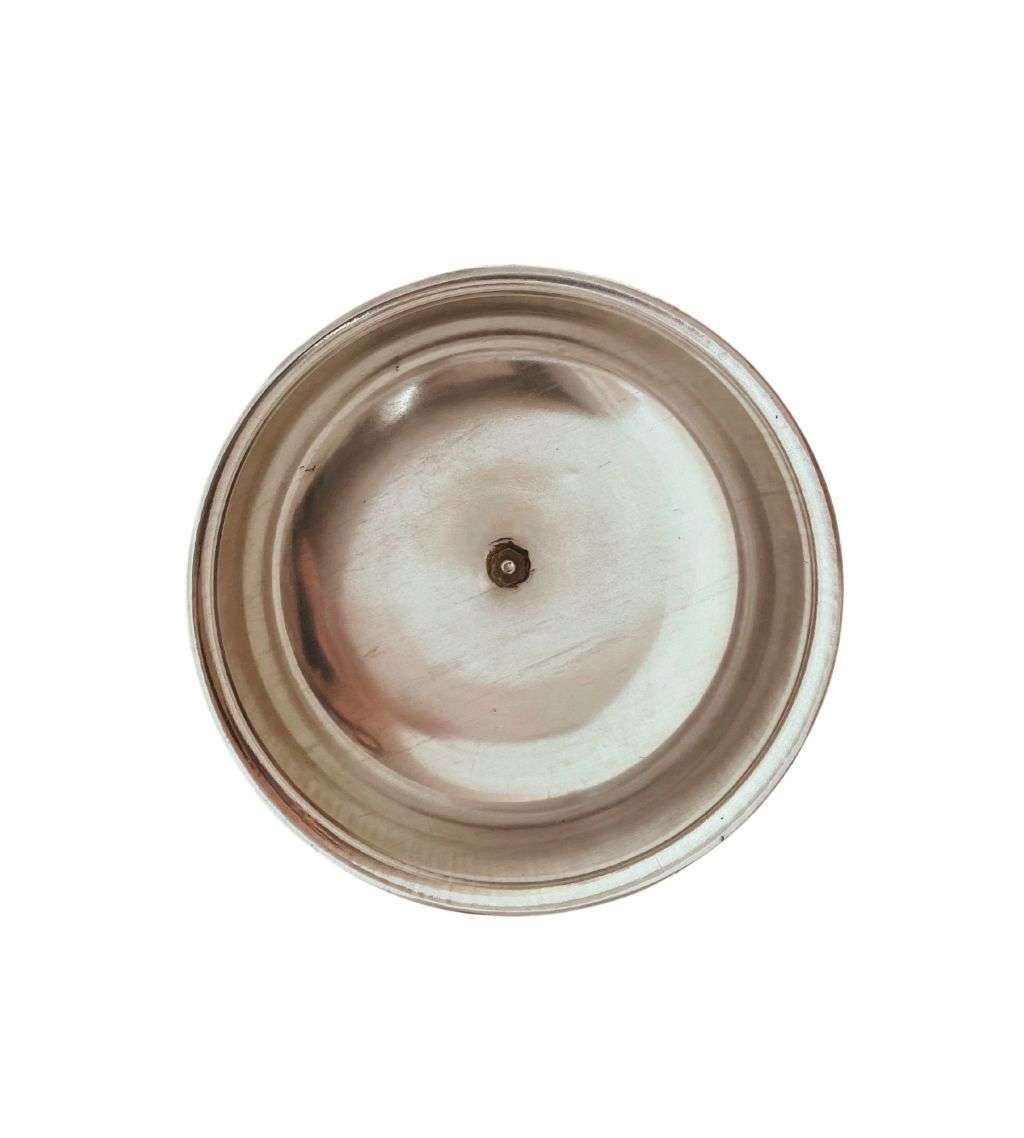 Vintage Seranco EPNS BM Mount Lidded Butter Dish - Vine Design Trim