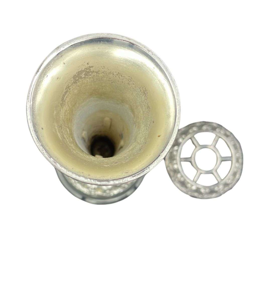 Ianthe Silver Plated Candelabra & Flower Vase Set - Ornate English Elegance 60`s-1970s