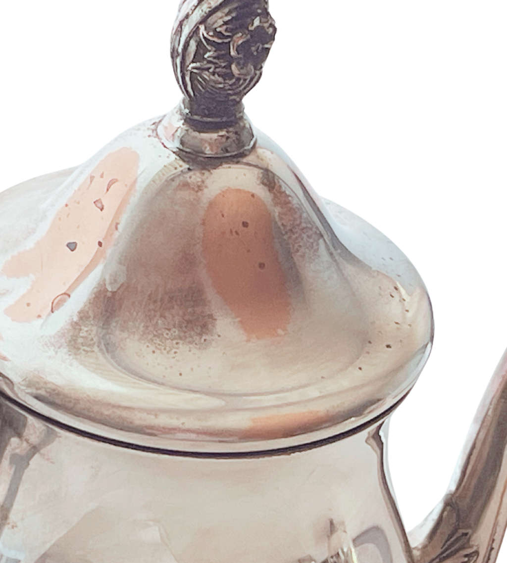 Vintage 1970s Emess Silver-Plated Balmoral Cutlery Pattern Coffee and Tea Pot Set - 4 Pieces