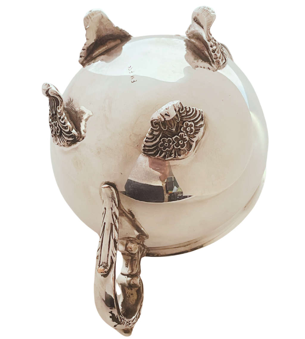 Vintage 1970s Emess Silver-Plated Balmoral Cutlery Pattern Coffee and Tea Pot Set - 4 Pieces