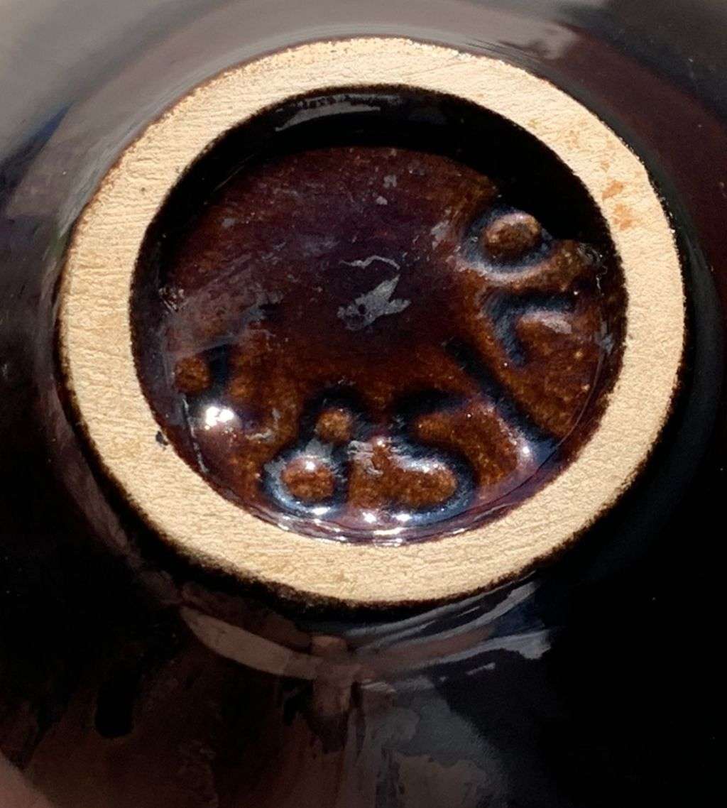 Yellow Brown Celadon Drip Ü-Keramik Mini Jug/Pitcher - West German Pottery