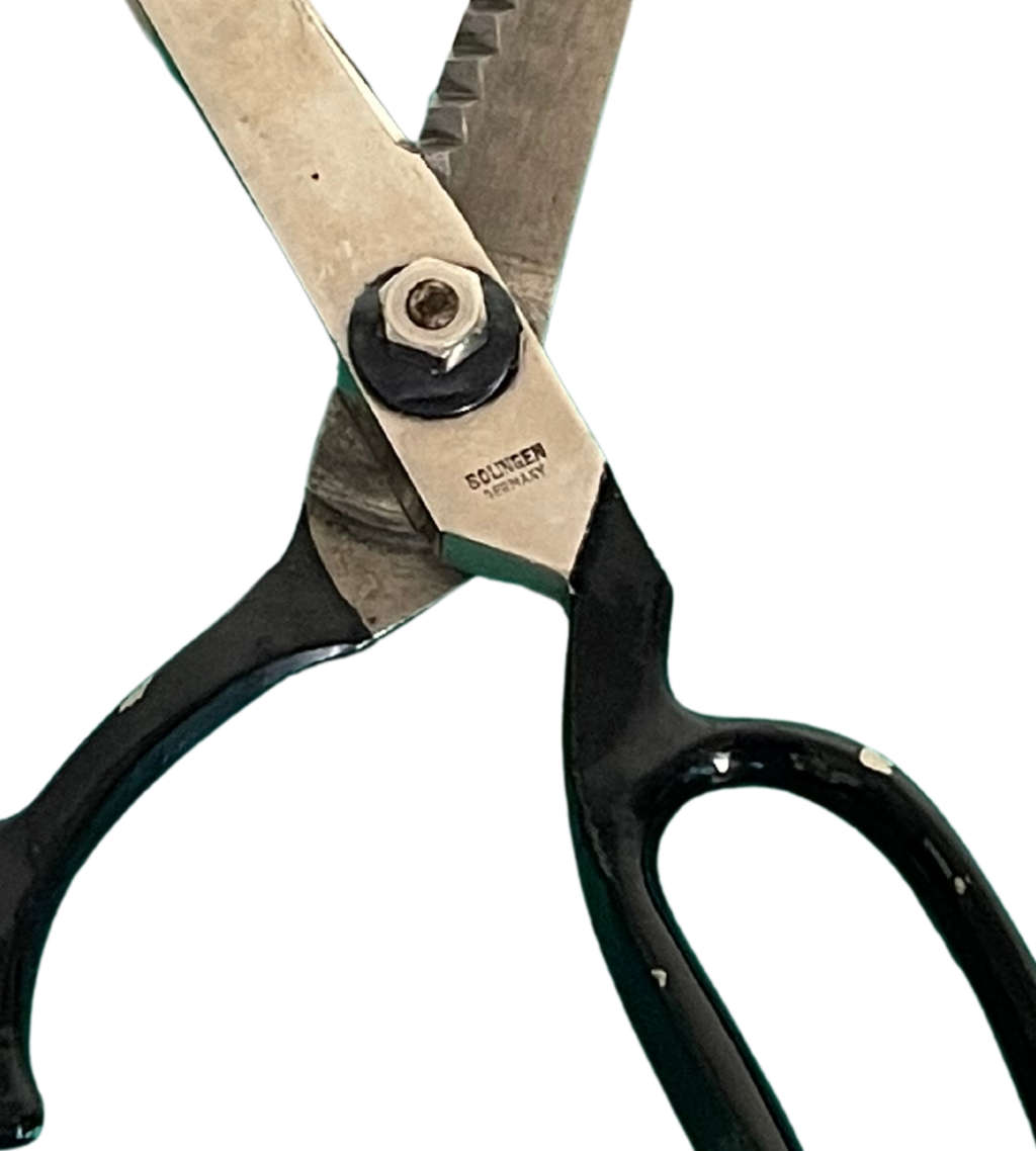 Rare Find: Wiss CC7 Pinking Shears & Kabeso Solingen Germany Mid-20th Century Pair