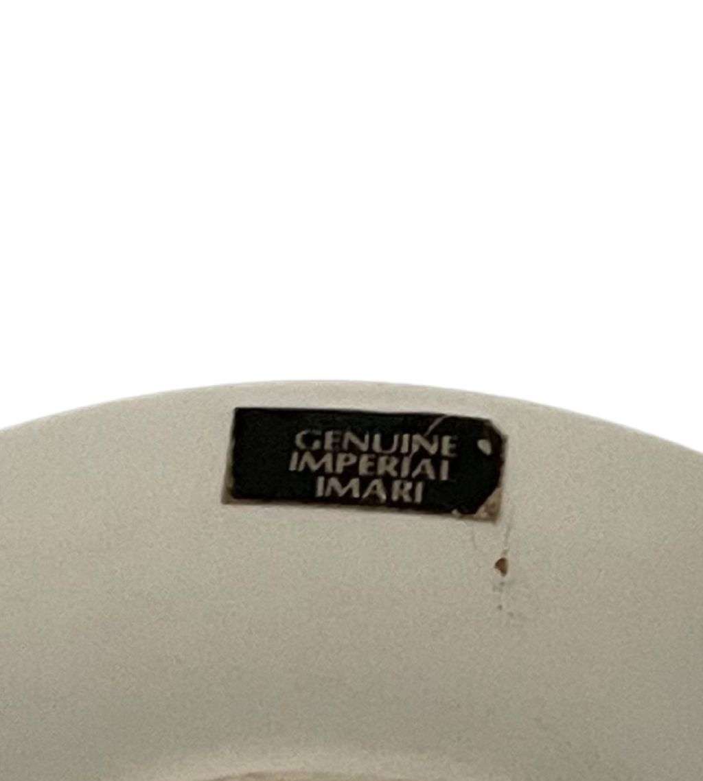 Small 15.5cm Genuine Imperial Imari Blue and White Plate