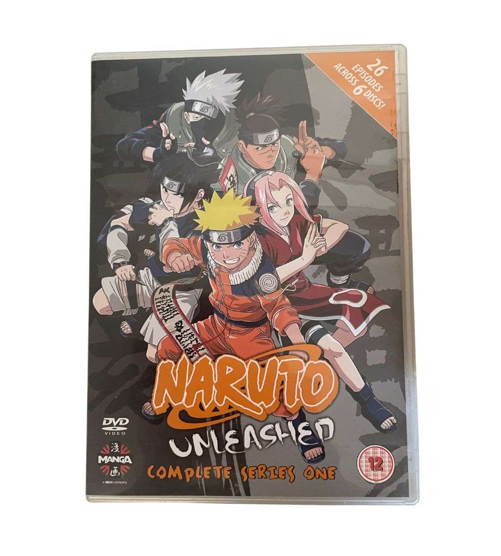 Huge 15-Piece Naruto Episodes Dvd and Manga Paperback Book Set - Complete Adventures and Stories