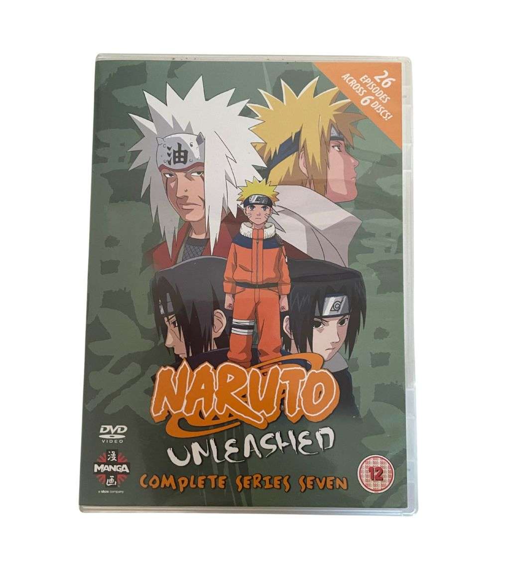 Huge 15-Piece Naruto Episodes Dvd and Manga Paperback Book Set - Complete Adventures and Stories