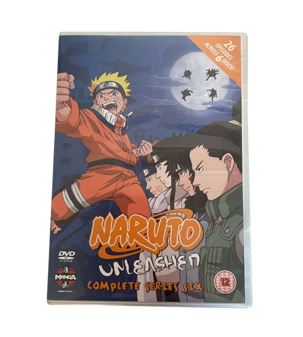 Huge 15-Piece Naruto Episodes Dvd and Manga Paperback Book Set - Complete Adventures and Stories