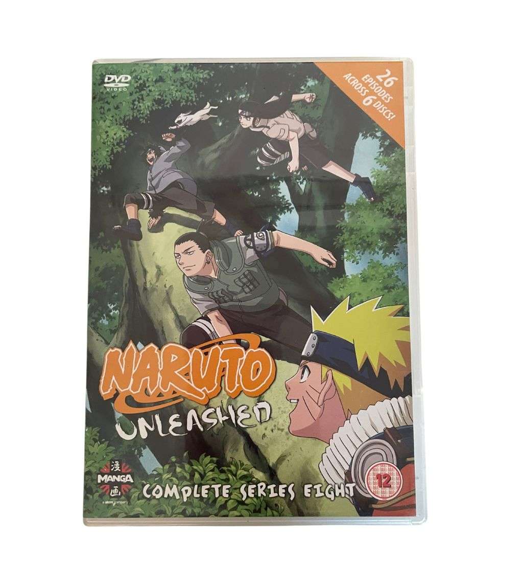 Huge 15-Piece Naruto Episodes Dvd and Manga Paperback Book Set - Complete Adventures and Stories