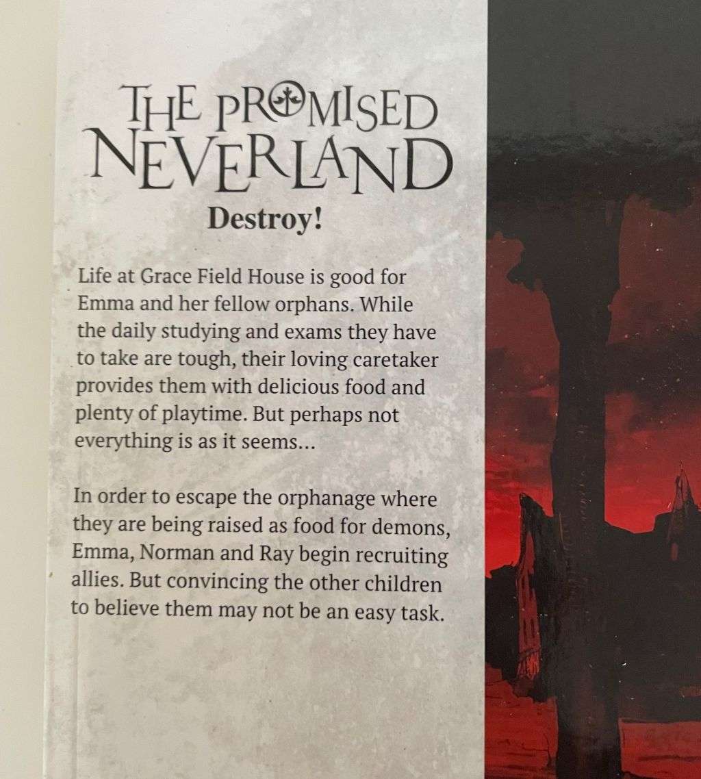 Set of 2 The Promised Neverland Manga Books (Vol. 3 & 4) by Kaiu Shirai and Posuka Demizu - Like New