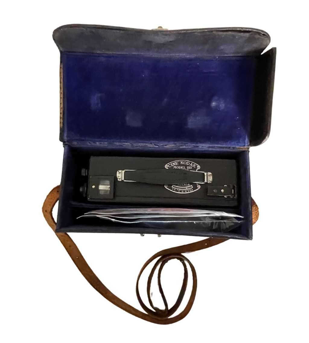 Vintage 1930s CINE Kodak Model BB Junior 16mm Film Camera & Bilora Blitz-Box 120 Film Camera 1948