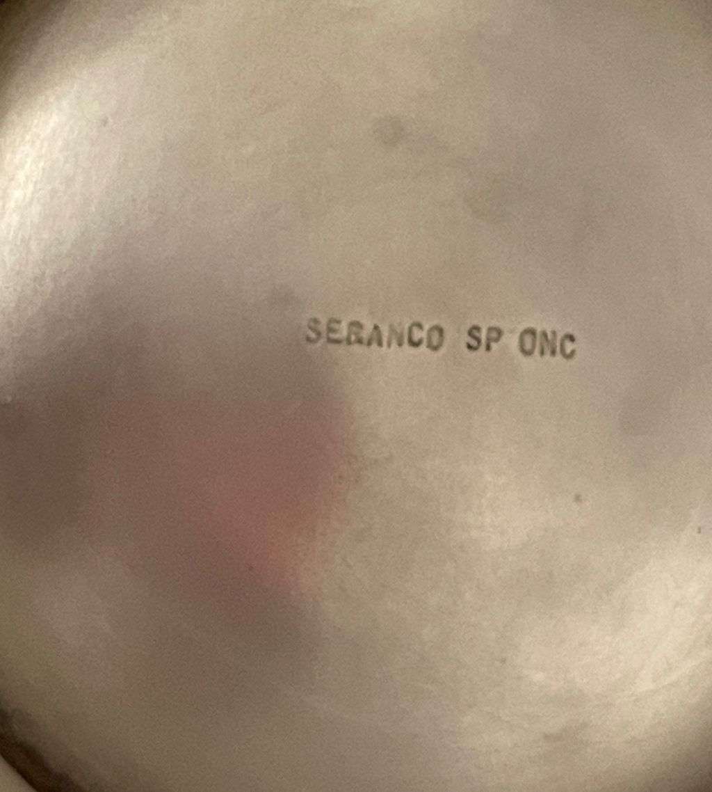 Large 24cm Seranco Silver Plate Soup Tureen & Ladle with Lid - Exquisite