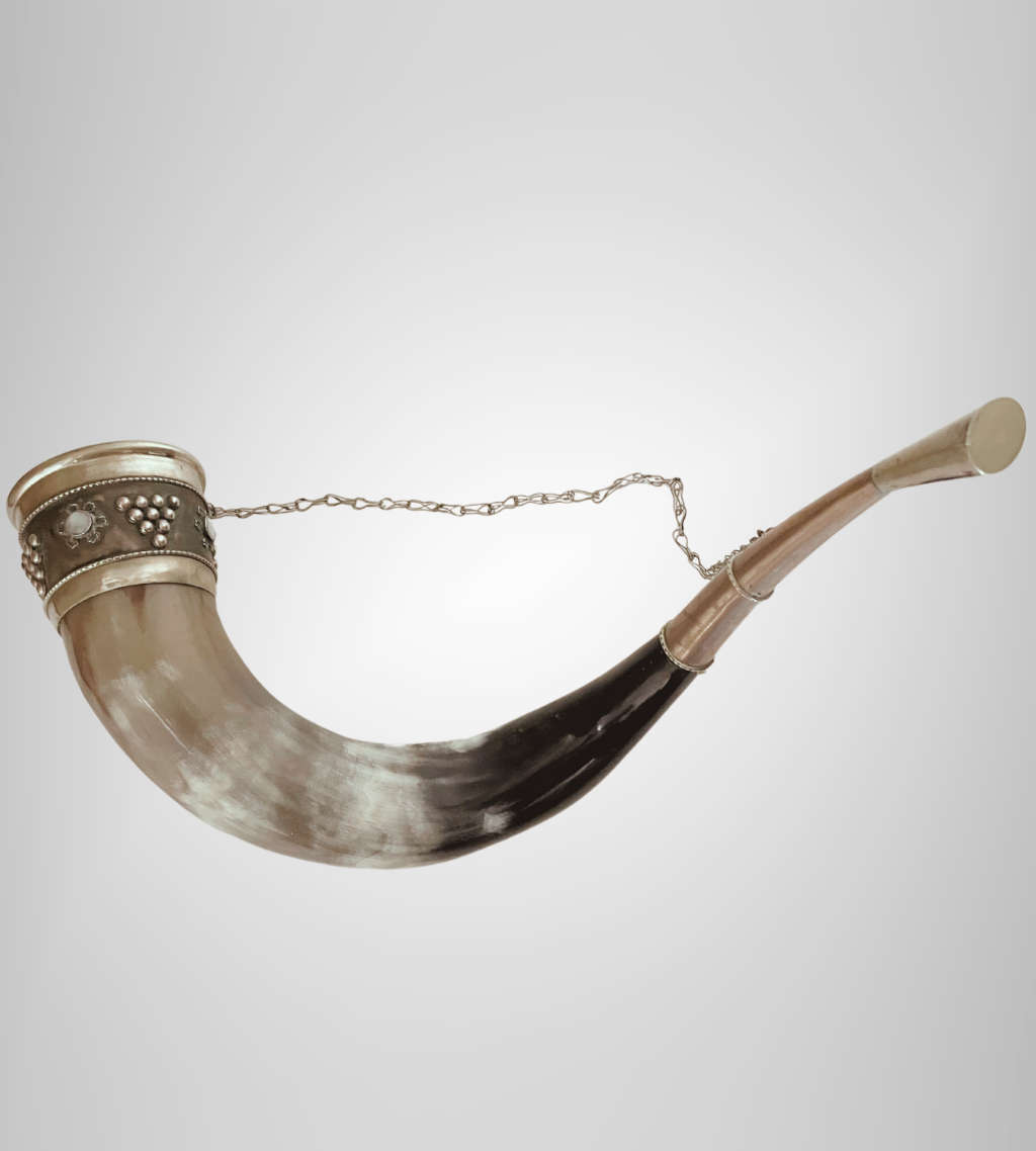 Set of 3 Antique Viking Style Drinking Horns