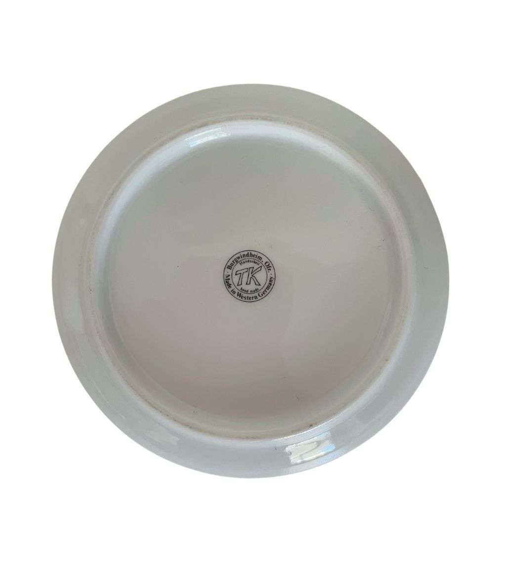 Vintage 3-Piece Collectible Coaster Plates - Made in Germany - Rhineland & Bavaria Decor 10cm