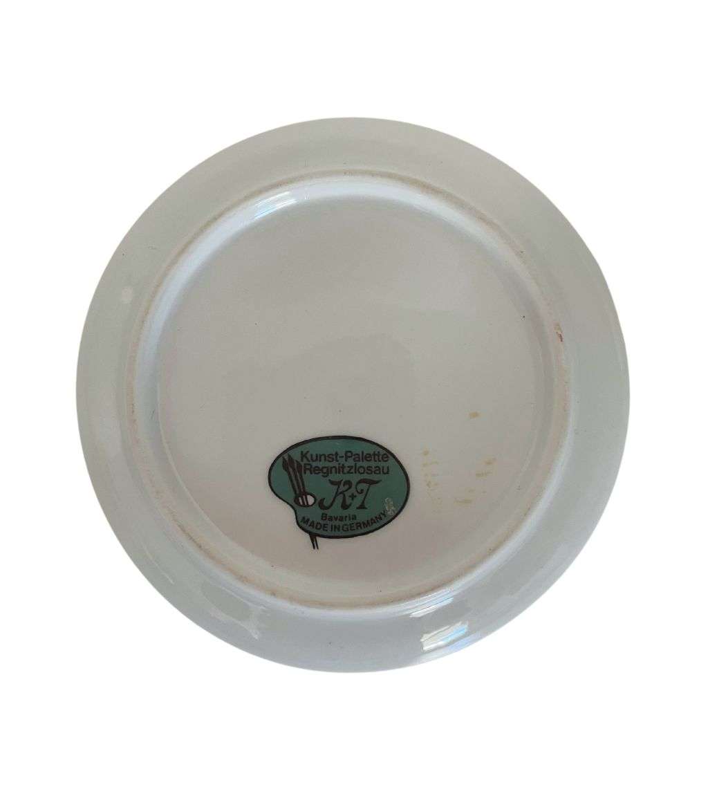 Vintage 3-Piece Collectible Coaster Plates - Made in Germany - Rhineland & Bavaria Decor 10cm