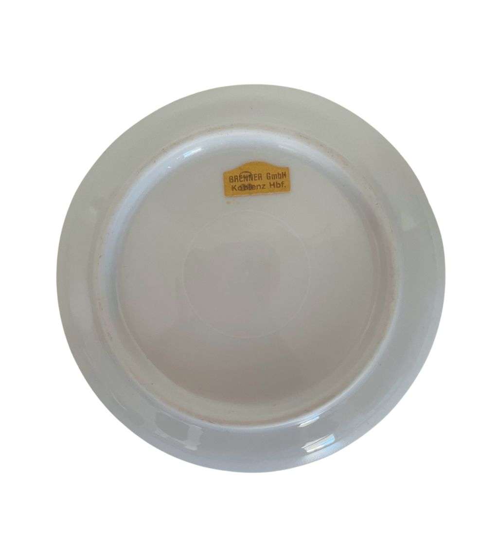 Vintage 3-Piece Collectible Coaster Plates - Made in Germany - Rhineland & Bavaria Decor 10cm